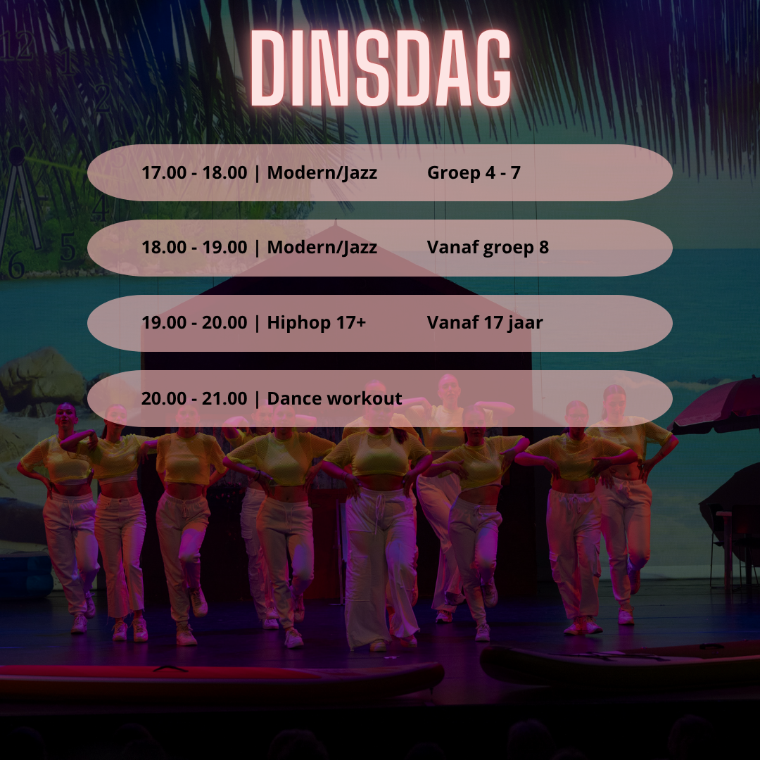 hiphop ballet modern pilates Beemster Purmerend Dansschool